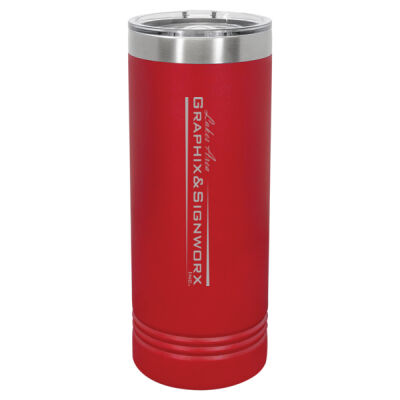 Lakes Area Graphix - Polar Camel 22 oz. Skinny Tumbler with Slider Lid Thumbnail