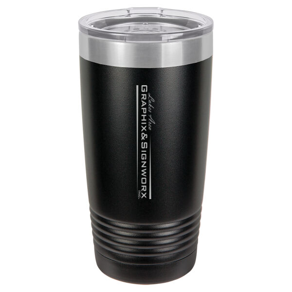 Lakes Area Graphix - Polar Camel 20 oz. Ringneck Vacuum Insulated Tumbler w/Clear Lid Thumbnail