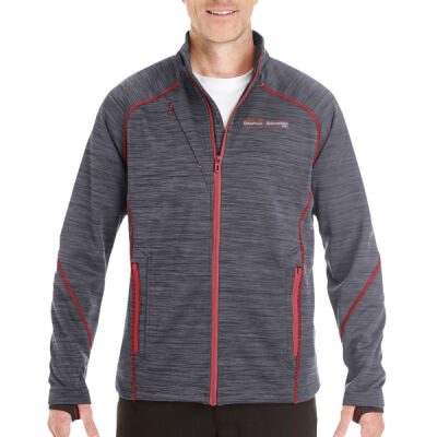 Lakes Area Graphix - Men's Flux Mélange Bonded Fleece Jacket Thumbnail